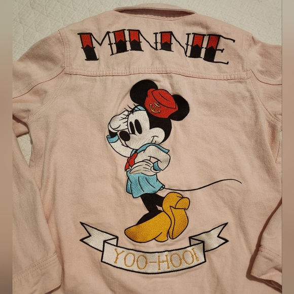 Cakeworthy Minnie Mouse Pink Jean Jacket - Picture 3 of 5